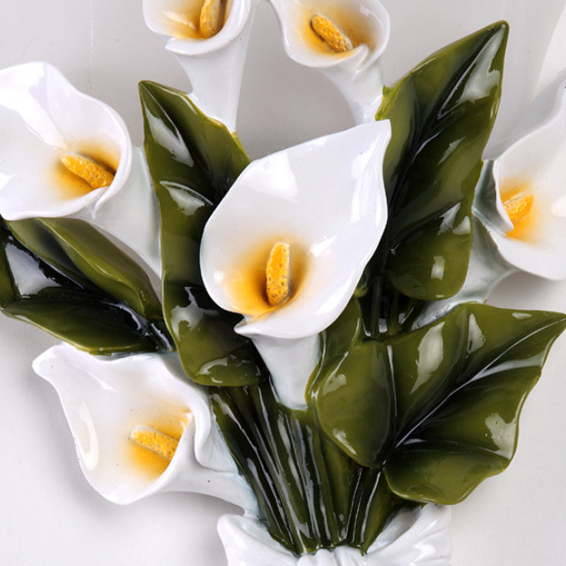 Bouquet de résine Flush Mount moderne 1 Murau clair Appiculture de lumière en noir / vert avec verre givré en opale