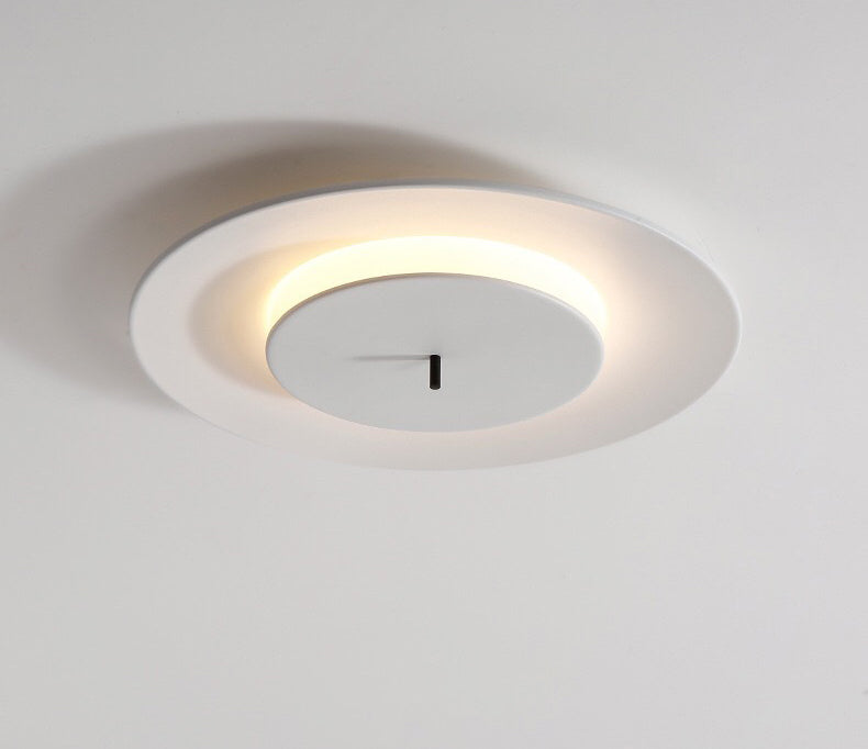 Macaroon UFO Flush Ceiling Light Fixture Creative LED Flush Ceiling Lights for Bedroom