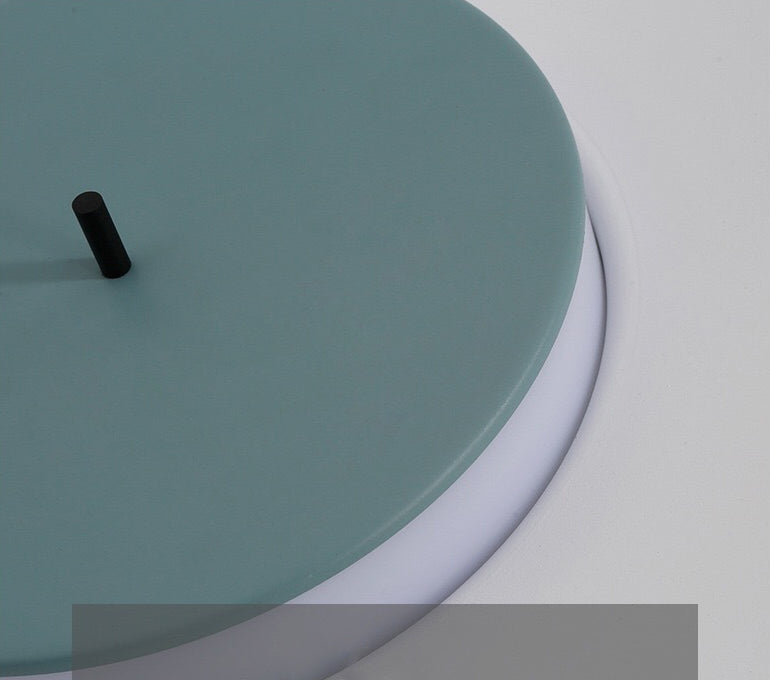 Macaroon UFO Flush Ceiling Light Fixture Creative LED Flush Ceiling Lights for Bedroom