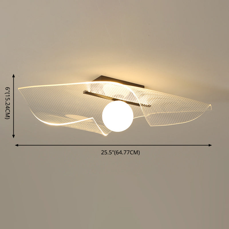 LED Indoor Decoration Flush Mount Fixture Special Shape Flush Mount Lighting for Living Room
