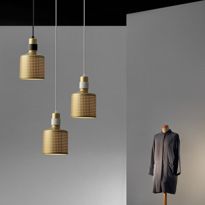 Cilinder hanger verlichtingsarmatuur eigentijdse stijl metaal omlaag verlichting hanger