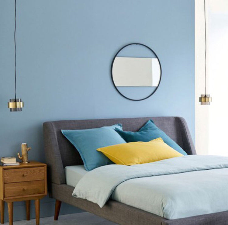 Goldzylinder Suspension Anhänger zeitgenössischer Stil Metall Decke Anhänger Licht für Schlafzimmer