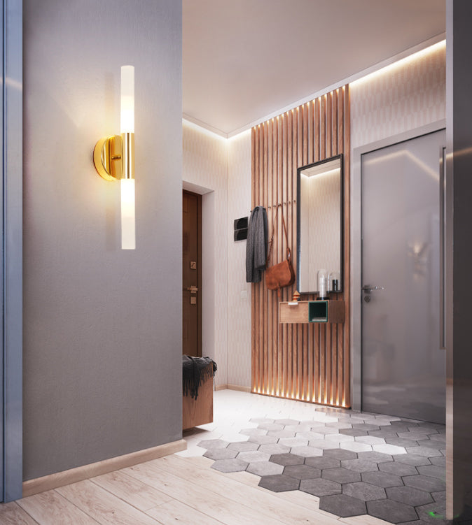 Acrilico a forma lineare a parete a sospensione Minimalismo moderno Minimalismo 1 Camera da letto Fun a monte