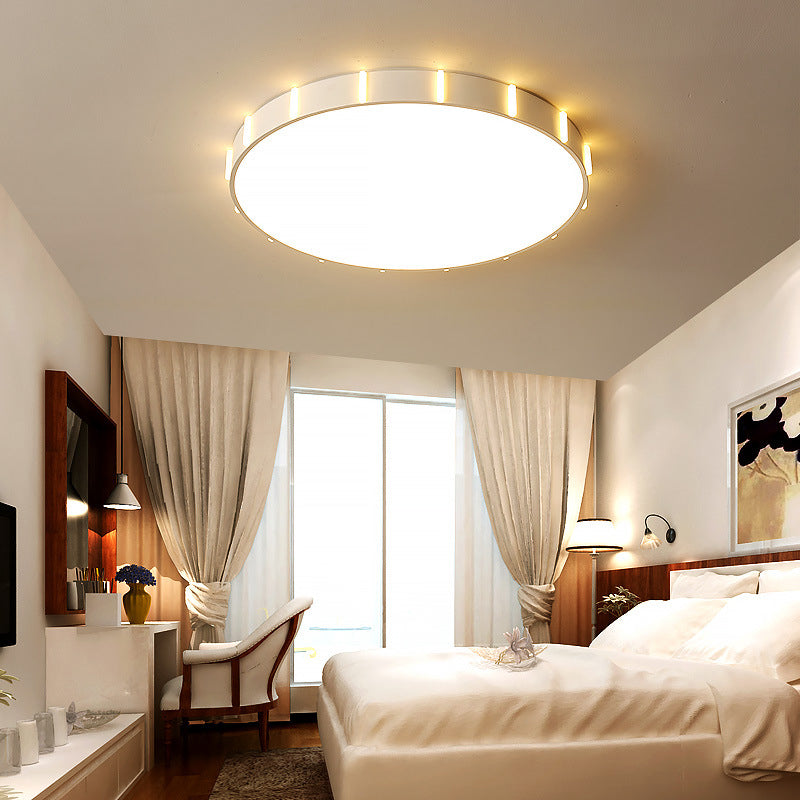 Einfachheit LED Decke Flush Mount Weiß geometrische Flush Licht mit Acryl Schatten für Wohnzimmer