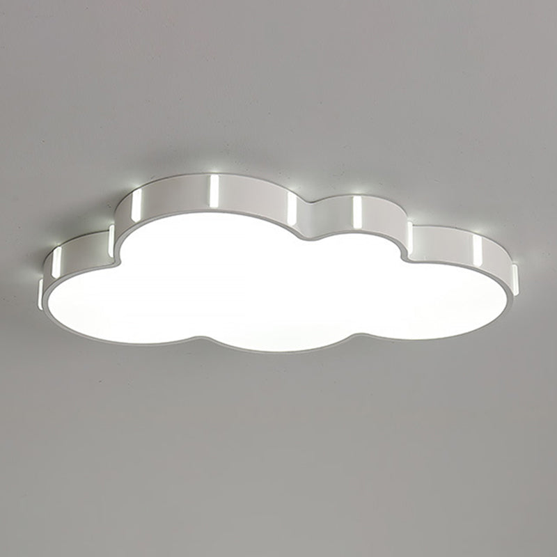 Einfachheit LED Decke Flush Mount Weiß geometrische Flush Licht mit Acryl Schatten für Wohnzimmer