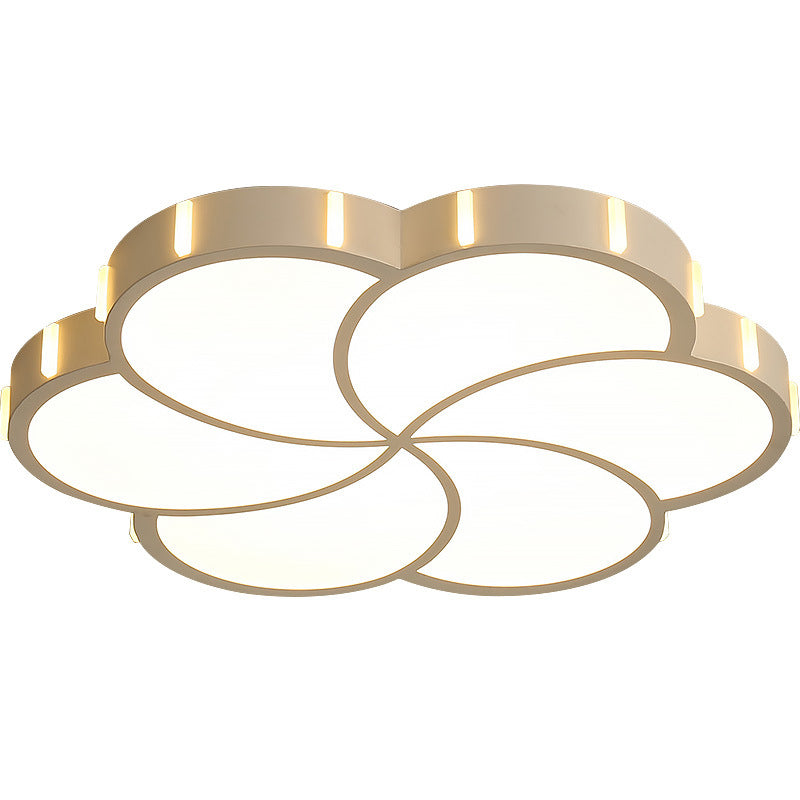 Einfachheit LED Decke Flush Mount Weiß geometrische Flush Licht mit Acryl Schatten für Wohnzimmer