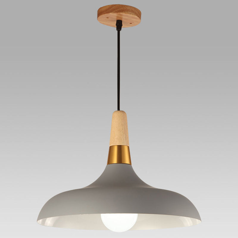 Metal Barn Pendant Light Fixture Modern Style Down Lighting Pendant for Living Room