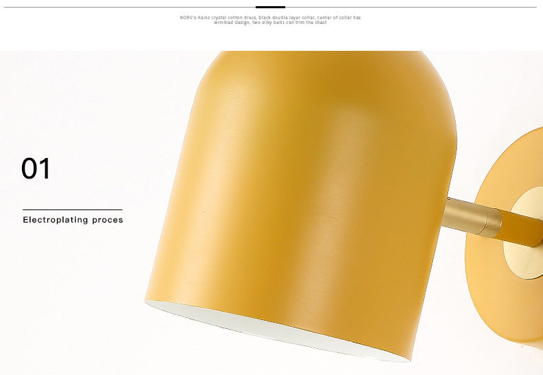 Zylinder Schlafzimmer Wandmontage Leuchte Metall moderne Wandleuchtenbeleuchtung