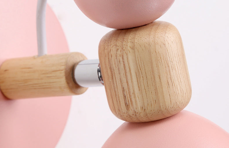 Nordic Style Cone-Shaped Wall Light 1 Light Iron Wall Lamp for Living Room