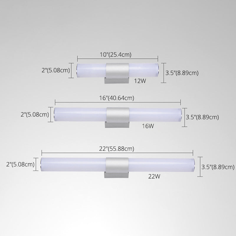 Modern Minimalist Style Linear Vanity Lighting Fixtures Acrylic Vanity Sconces