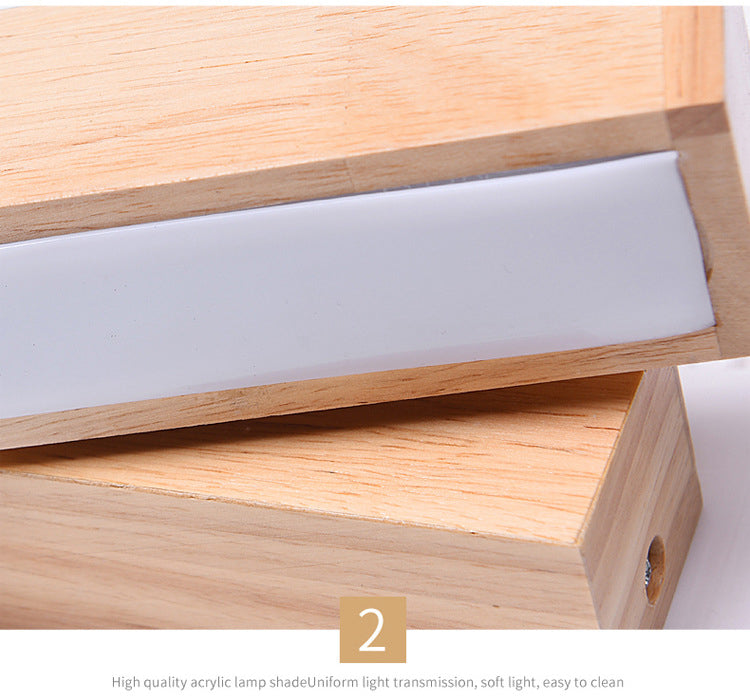 Éclairage de vanité rectangle