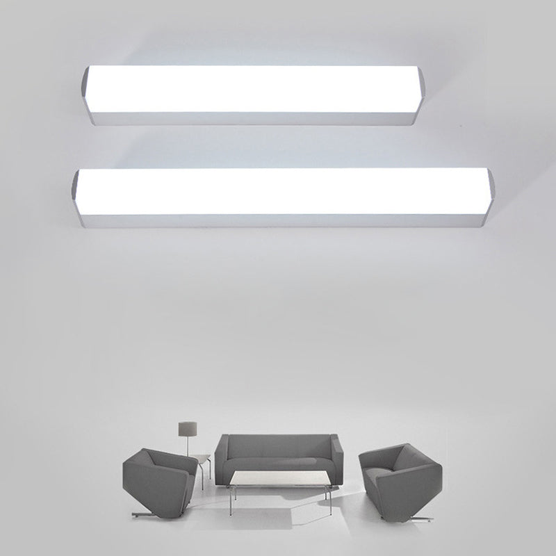 Rifini di illuminazione rettangolo di vanità moderne sconde di vanità acriliche in stile minimalista