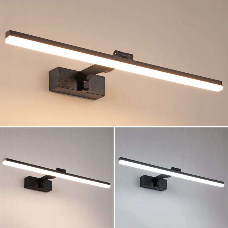 Modern Minimalist Style Linear Vanity Lighting Fixtures Acrylic Vanity Sconces
