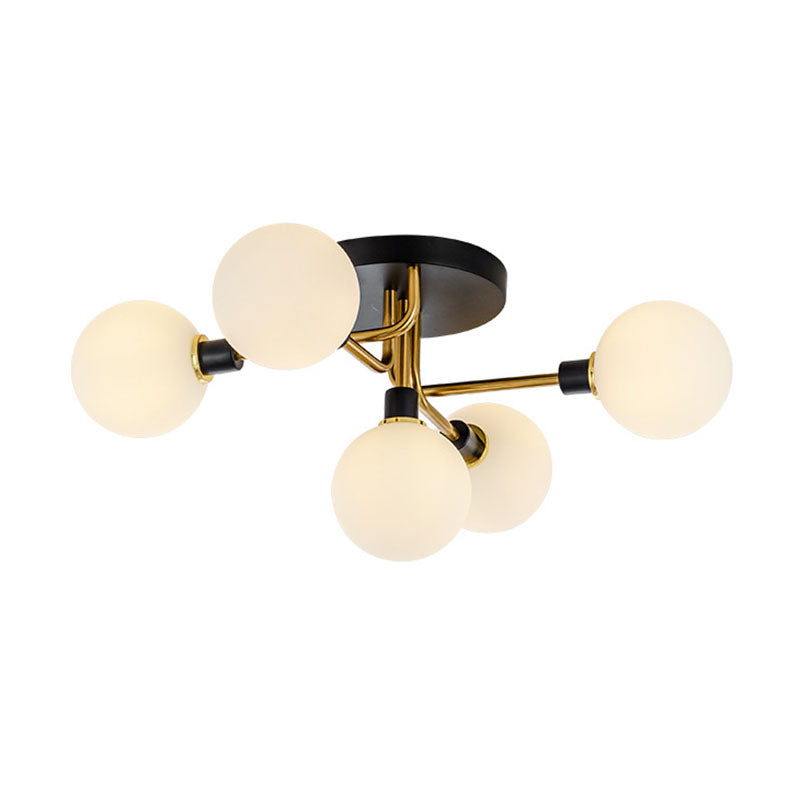 Nordic Luxury Flush Mount Illuminazione Illuminazione Creative Round Flush Mount Plafoniera per Camera da letto