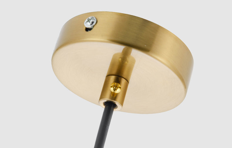Forma de platillo volador posmoderno colgante de metal liviano 1 luz de suspensión de luz para sala de estar