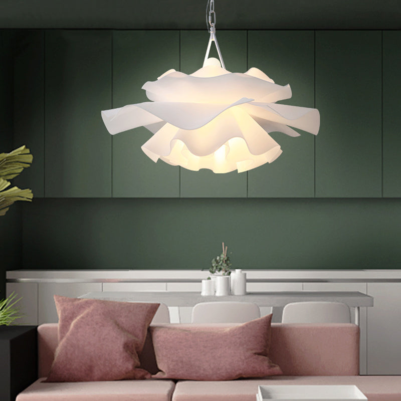 Nordic Style Flower Pendant Ceiling Light Acrylic Up and Down Lighting Hanging Light for Bedroom