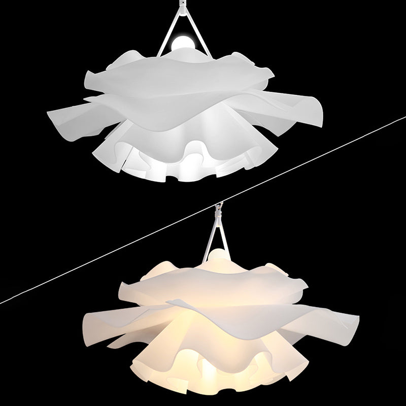 Nordic Style Flower Pendant Ceiling Light Acrylic Up and Down Lighting Hanging Light for Bedroom