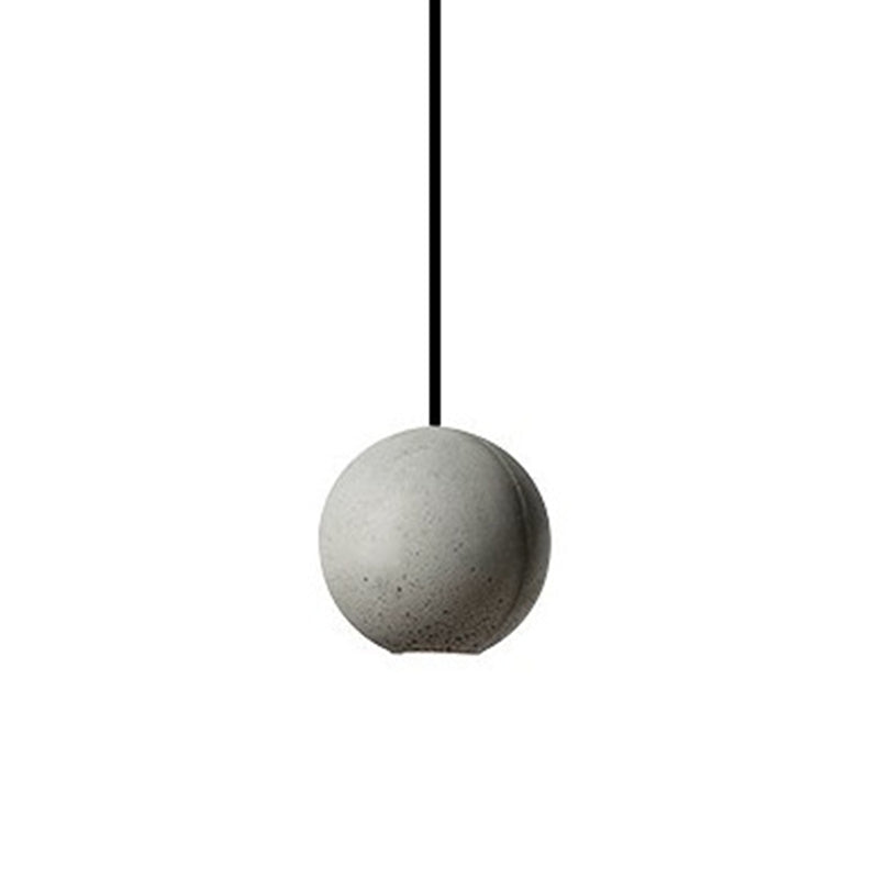 Globe Cement Anhänger Beleuchtung Minimalist Grey Down Mini Anhänger für das Restaurant