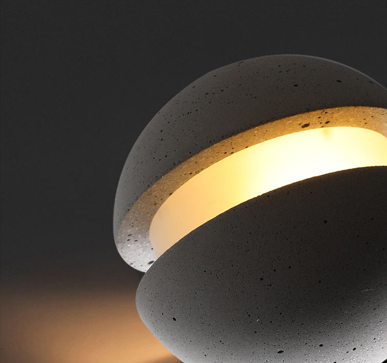 Globe Cement Anhänger Beleuchtung Minimalist Grey Down Mini Anhänger für das Restaurant