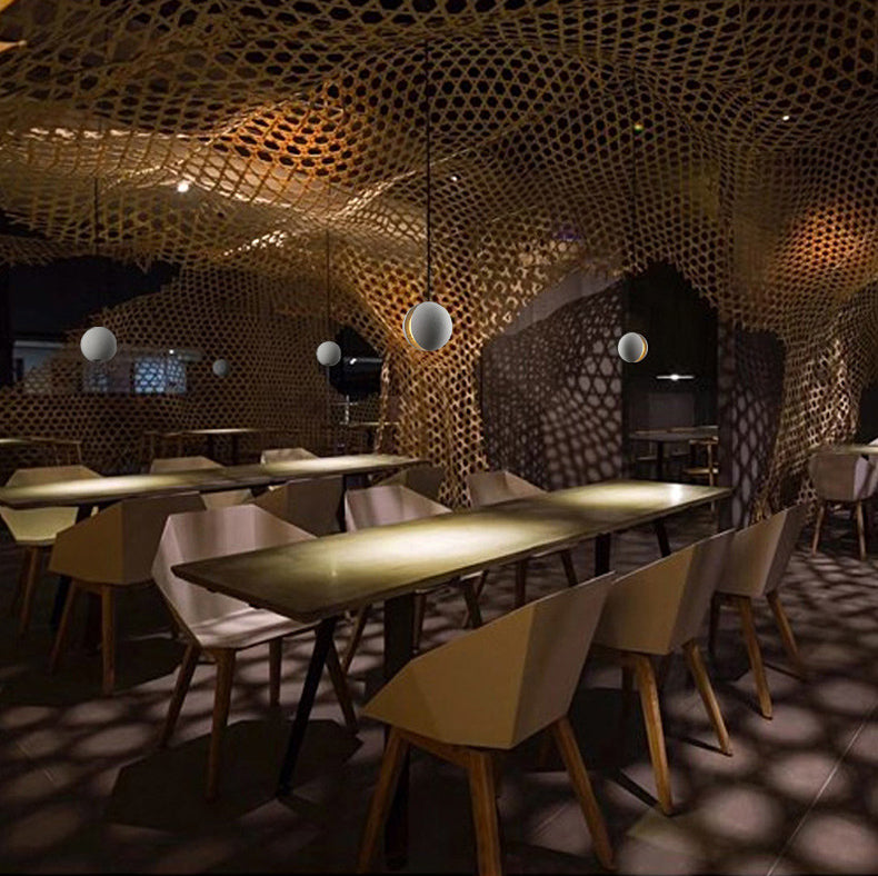 Globe Cement Anhänger Beleuchtung Minimalist Grey Down Mini Anhänger für das Restaurant