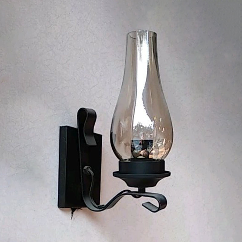 Vintage Industrielle Vase Wandleuchte Beleuchtungsglas Wandmontage Leuchte für Schlafzimmer