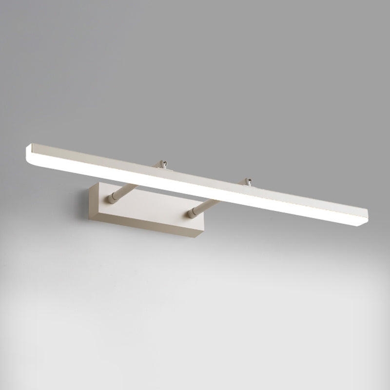 Modern Minimalist Style Linear Vanity Lighting Fixtures Plastic Vanity Sconces