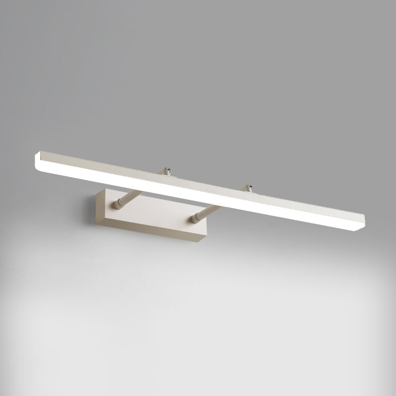Modern Minimalist Style Linear Vanity Lighting Fixtures Plastic Vanity Sconces