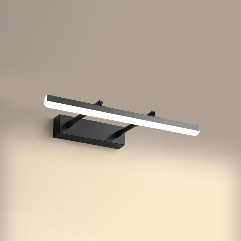 Modern Minimalist Style Linear Vanity Lighting Fixtures Plastic Vanity Sconces
