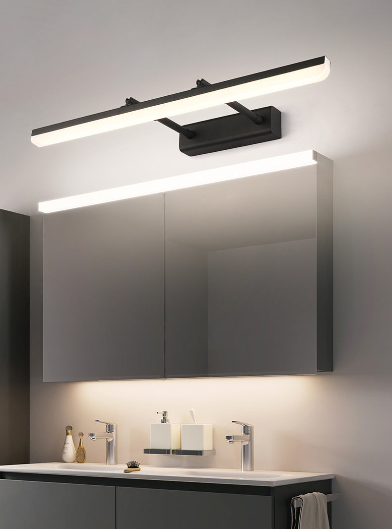 Modern Minimalist Style Linear Vanity Lighting Fixtures Plastic Vanity Sconces