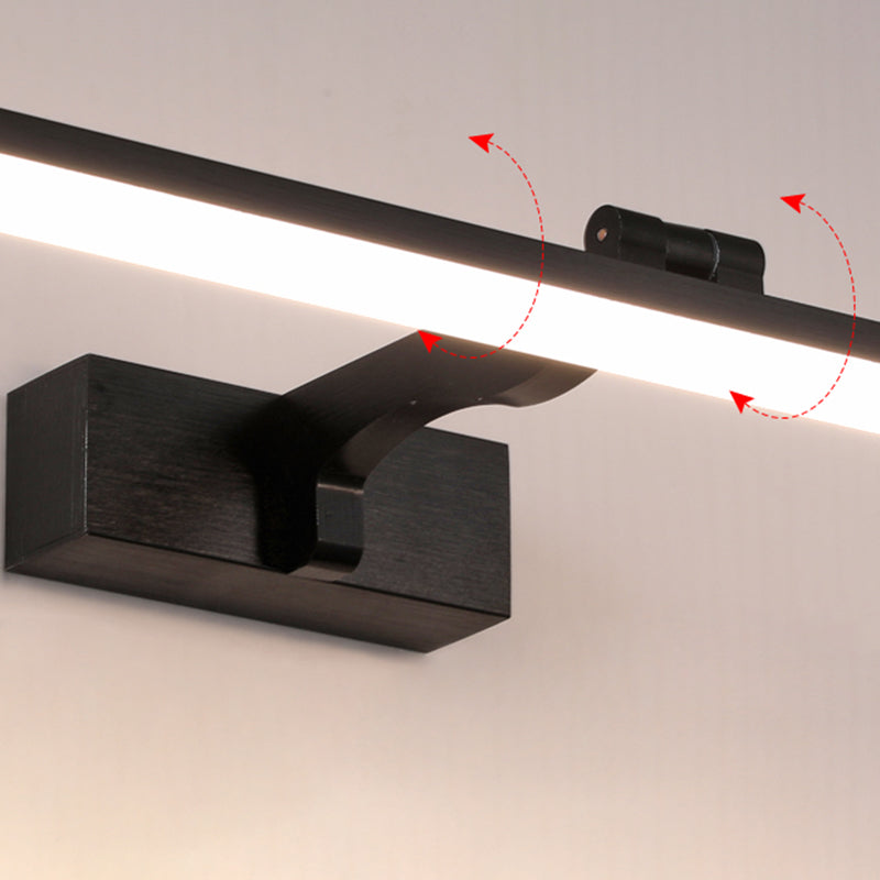 Modern Minimalist Style Linear Vanity Lighting Fixtures Acrylic Vanity Sconces