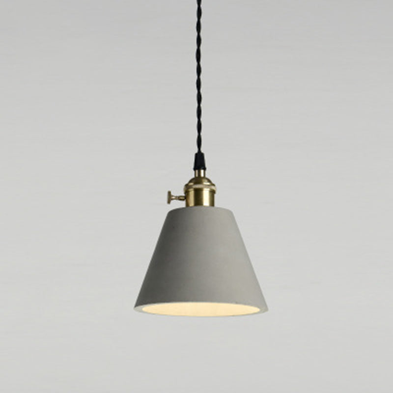 Luce a soffitto a sospensione geometrica Stile minimalista in stile Grigio Apco sospeso Luce a sospensione