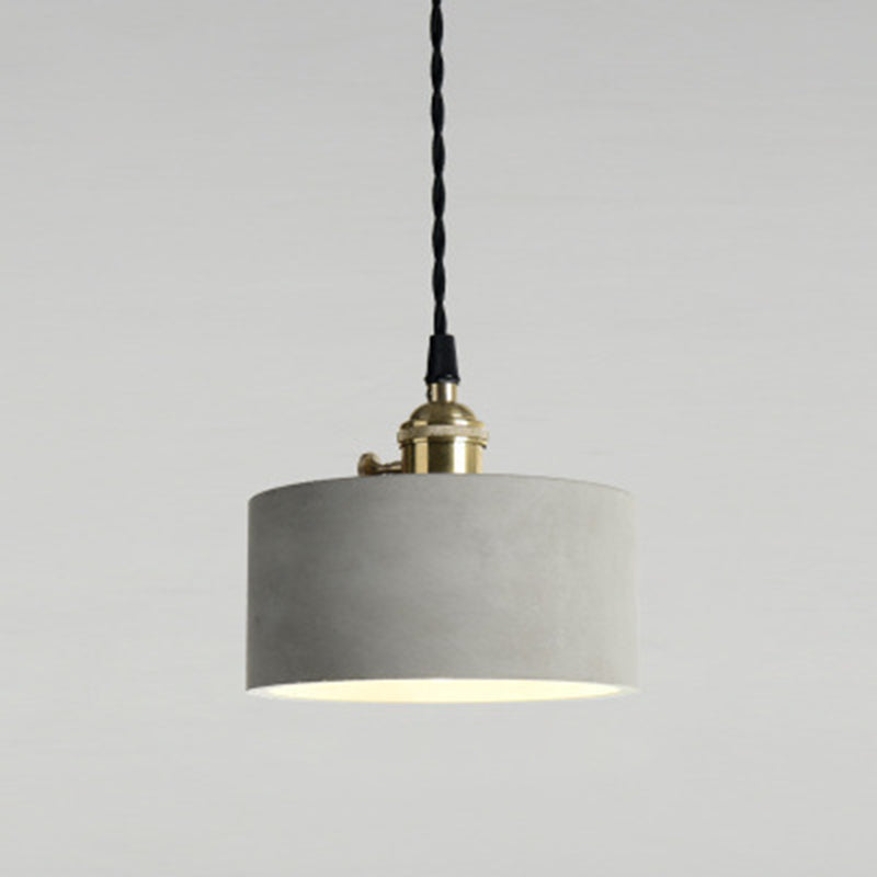 Luce a soffitto a sospensione geometrica Stile minimalista in stile Grigio Apco sospeso Luce a sospensione