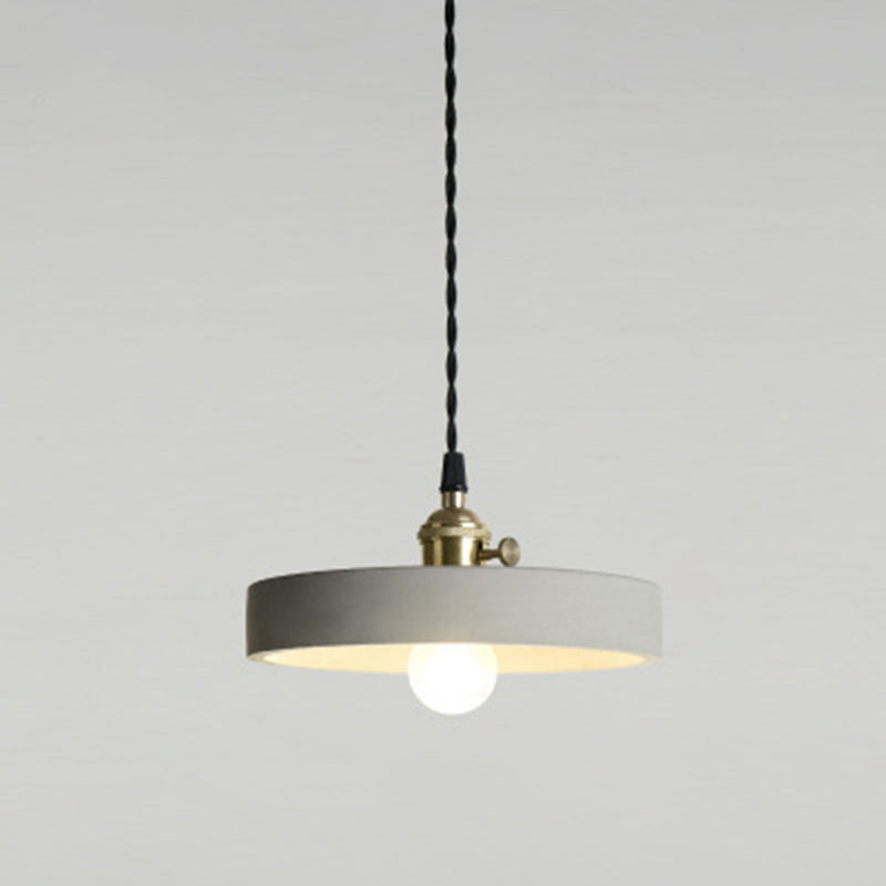 Luce a soffitto a sospensione geometrica Stile minimalista in stile Grigio Apco sospeso Luce a sospensione