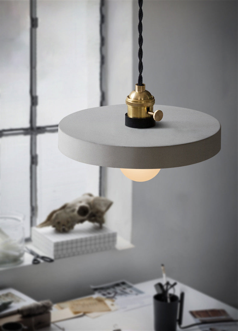 Luce a soffitto a sospensione geometrica Stile minimalista in stile Grigio Apco sospeso Luce a sospensione