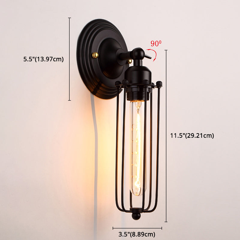 T Wandleuchter Retro Industrial Style Eisenwandhalterung für Restaurant