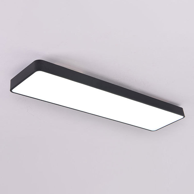 Rectangle Box Flush Mount Lights Modern Minimalist Style Acrylic Flush Light