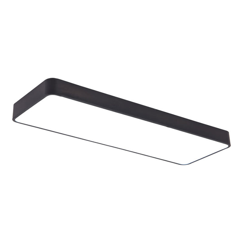 Rectangle Box Flush Mount Lights Modern Minimalist Style Acrylic Flush Light