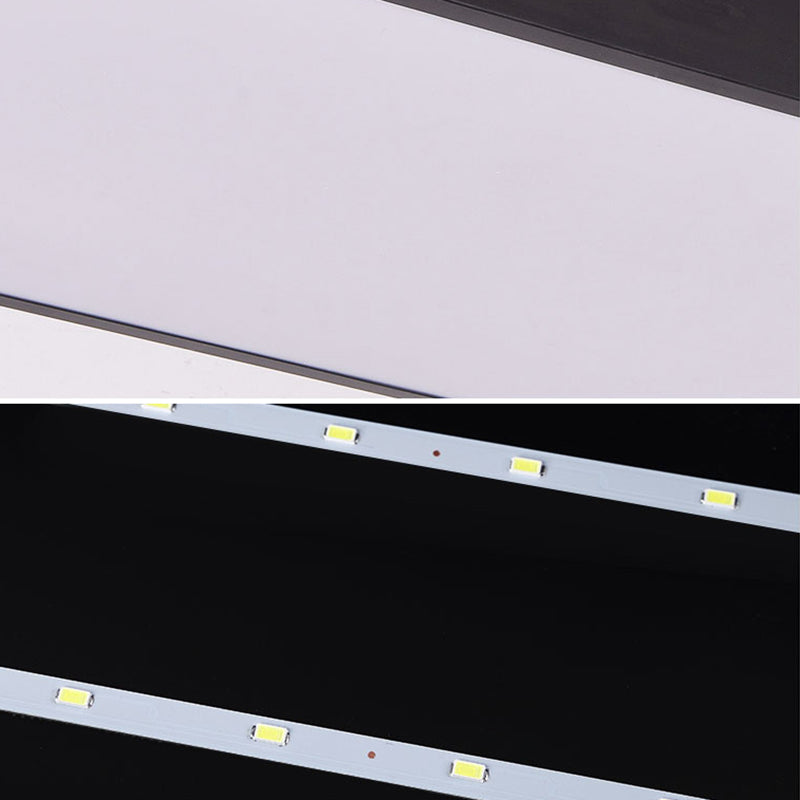 Rectangle Box Flush Mount Lights Modern Minimalist Style Acrylic Flush Light