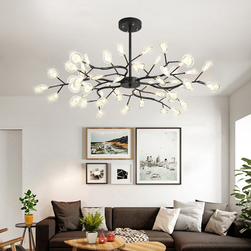 Spray Chandelier Light Fixtures Nordic Style Acrylic Pendant Light