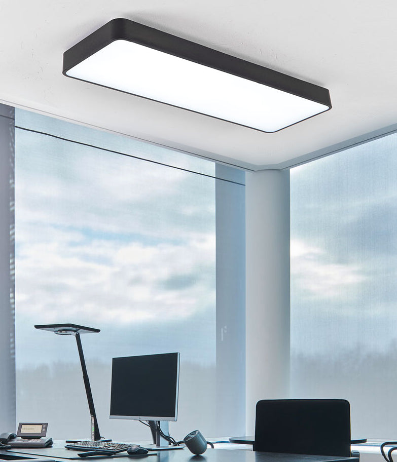 Rectangle Box Flush Mount Lights Modern Minimalist Style Acrylic Flush Light