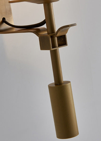 Cylinder Wall Mounted Lamps Postmodern Clear Glass Wall Sconce for Living Room