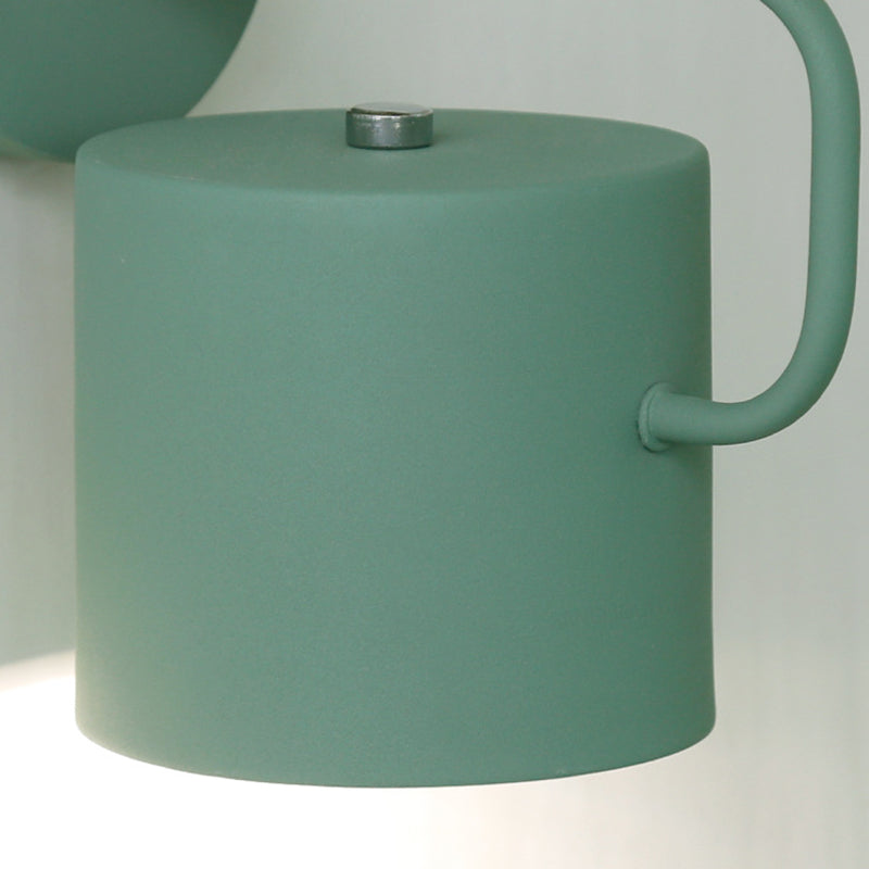 Nordic Macaron Cup Wall Mounted Light Fixture Metallic Wall Mount Light Fixture for Bedside