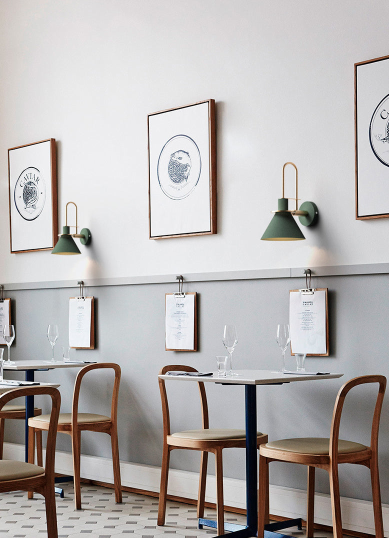 Contemporary Simplicity Conical Wall Mounted Lights Metallic Wall Mounted Lamp for Bedside