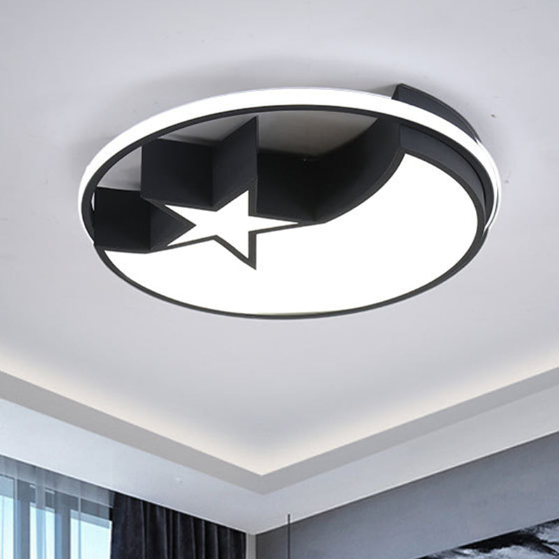 Quadrilateral Shape Flush Ceiling Light Fixture Modern Minimalist Style Acrylic Flush Light