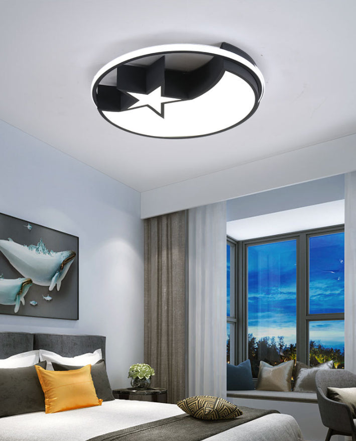 Quadrilateral Shape Flush Ceiling Light Fixture Modern Minimalist Style Acrylic Flush Light