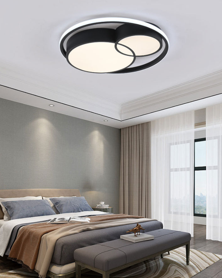 Quadrilateral Shape Flush Ceiling Light Fixture Modern Minimalist Style Acrylic Flush Light