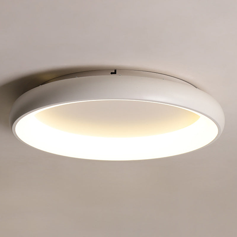 Moderne ronde ringinbouw plafondlamp van metaal