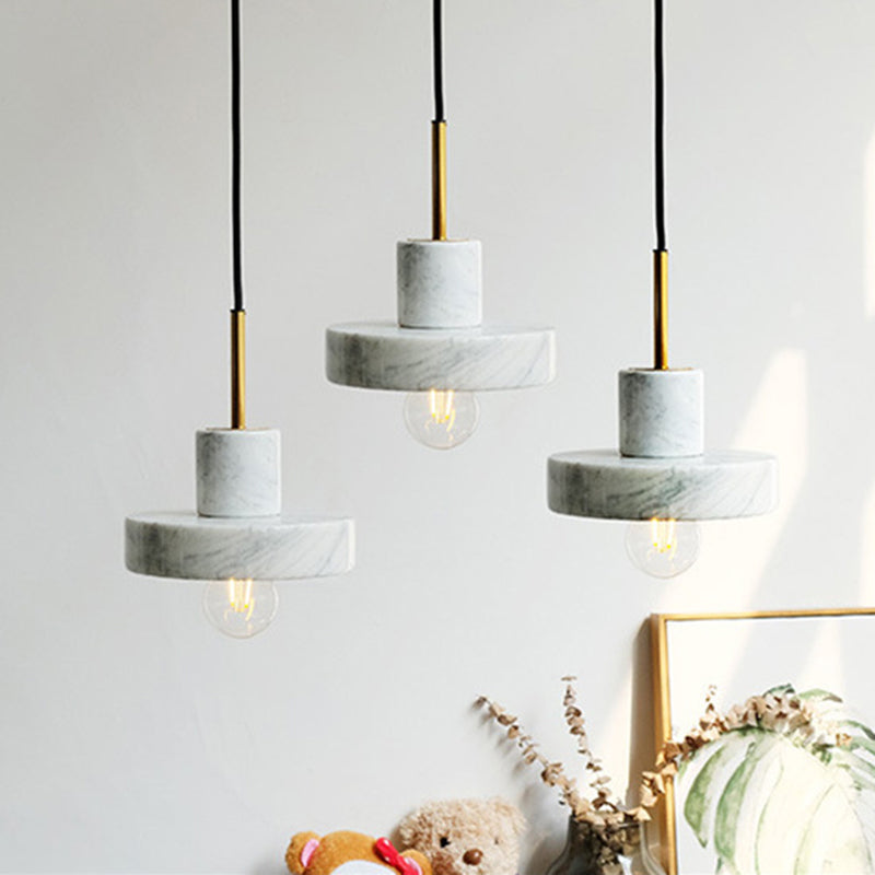 Nordischer Stil weißer Marmor hängend hängend