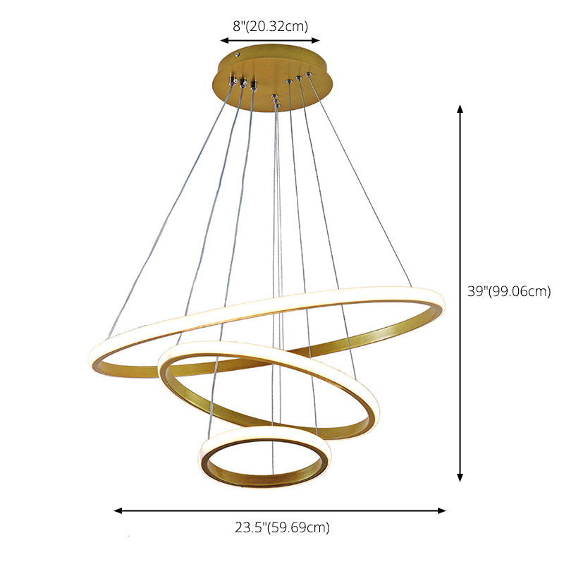 Luce a sospensione a sospensione a più livelli Luci a sospensione in gel di silice in stile nordico