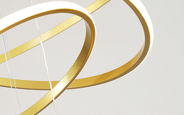 Luce a sospensione a sospensione a più livelli Luci a sospensione in gel di silice in stile nordico